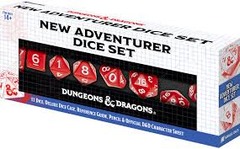 New Adventure Dice Set - Red